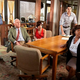 Steven Boyer (left), John Lithgow, Krysta Rodriguez, Nick D'Agosto, Sherri Shepherd (Photo: Tyler Golden/NBC)
